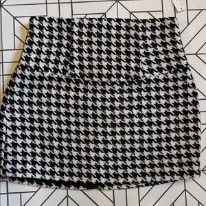 For Love And Lemons Black and White Mini Skirt